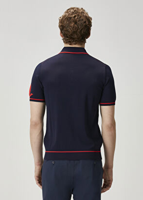 Beymen Club Navy Blue Polo Knitwear - 5