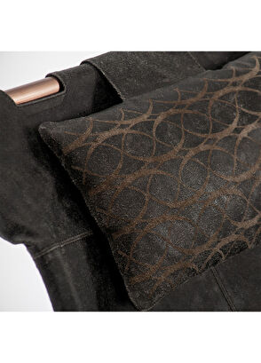 Estetik Decor Rest Gri Deri Berjer - 6