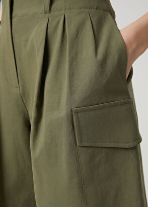 Beymen Club Khaki Linen Shorts - 5