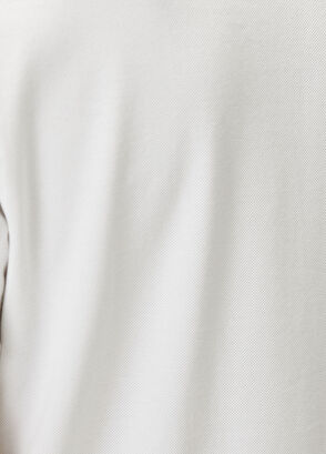 Beymen Club Beyaz Slim Fit Nakış Detaylı Pike Polo T-shirt - 10