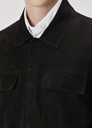 Beymen Club Siyah Süet Gömlek - 8