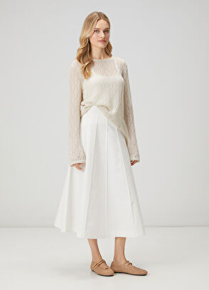 Beymen Club Açık Bej Transparan Kazak - 3