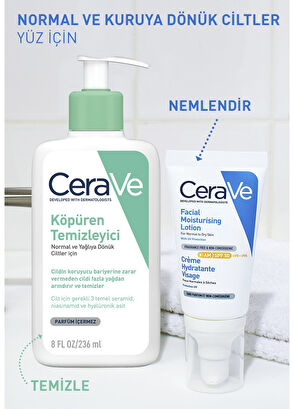 CeraVe Normal ve Kuruya Dönük Ciltler İçin SPF50 Nemlendirici Yüz Kremi 52 ml - 6