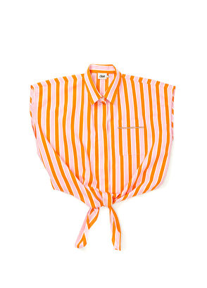 Beymen Club Pembe Çizgili Taşlı Cep Detaylı Gömlek - 8