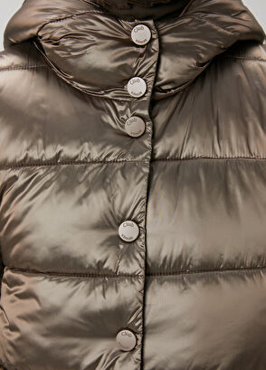 Beymen Club Vizon Kapüşonlu Puff Yelek - 6