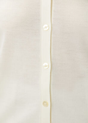 Boss White Wool Cardigan - 6