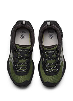 Keen Zionic Black Bronze Green Waterproof Unisex Kids Hiking Boots - 4