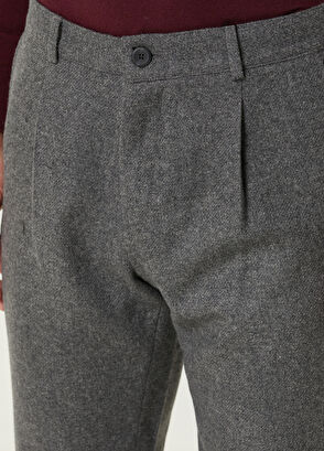 Beymen Club Gri Yün Pantolon - 4