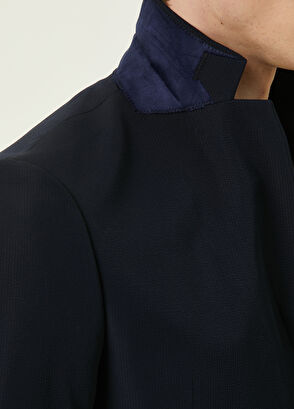 Beymen Club Slim Fit Drop 6 Lacivert Gofreli Takım Elbise - 6