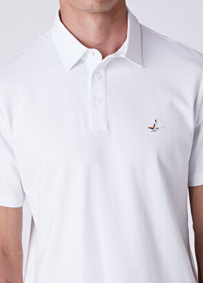 Beymen Club Comfort Fit Beyaz Polo T-shirt - 5
