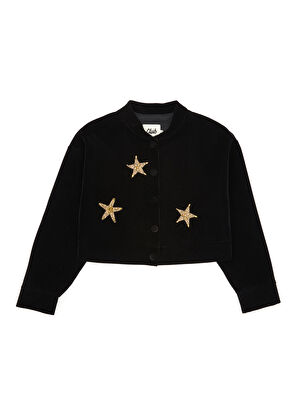 Beymen Club Black Embellished Velvet Bomber Jacket - 8