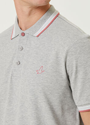 Beymen Club Comfort Fit Grey Melange Polo T-shirt - 7