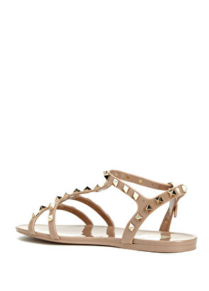 Rockstud Pudra Kadın Sandalet - Görsel 8