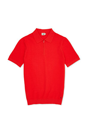 Beymen Club Nar Çiçeği Polo Yaka Kısa Kollu Triko - 8