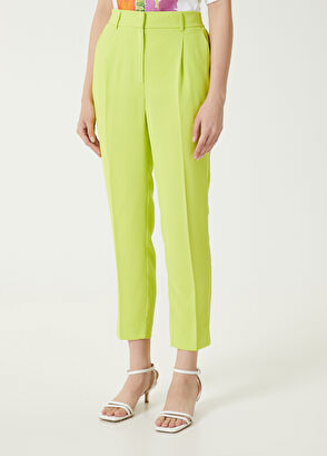 Beymen Club Neon Green Cigarette Pants - 3