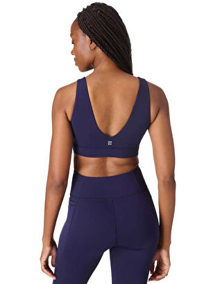 Sweaty Betty Ultimate Studio Voop Bra Lacivert Kadın Spor Sütyeni - 6
