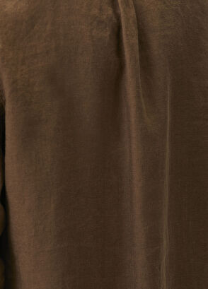 Beymen Club Kahverengi Comfort Fit Keten Gömlek - 8