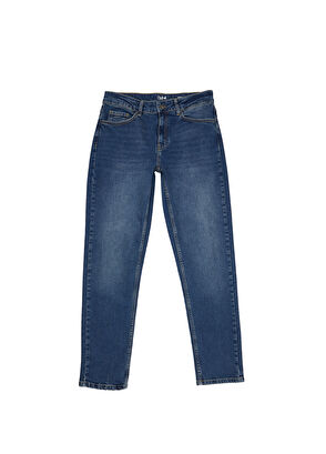 Beymen Club Straight Fit Dark Blue Jeans - 6