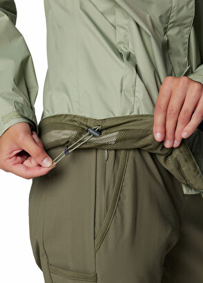 Arcadia II Yeşil Kadın Yağmurluk - Görsel 8