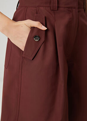 Beymen Club Burgundy pleated shorts - 6