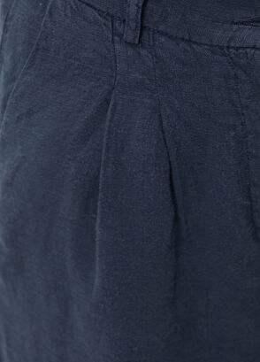 Beymen Club Navy Blue Linen Trousers - 6