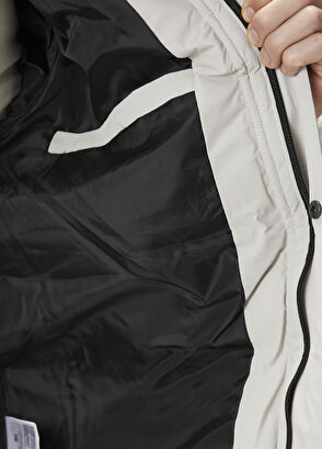 Beymen Club White Beige Hooded Coat - 6