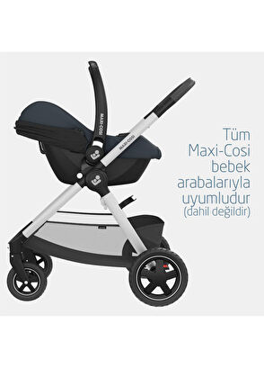 Maxi-Cosi Soho-Cabriofix İ-Size Modüler Ultra Kompakt Essential Graphite Seyahat Sistem Bebek Arabası - 8