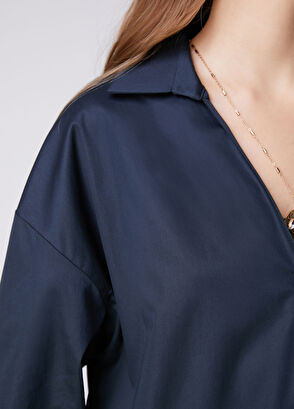 Beymen Club Petrol Logo Basic Shirt - 9