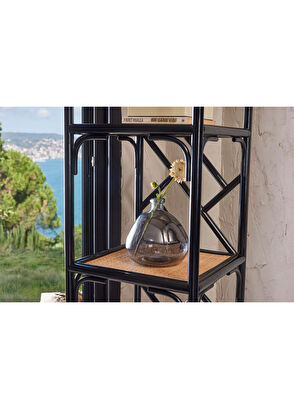 Bee Interiors Classy Bamboo Black Buffet - 4