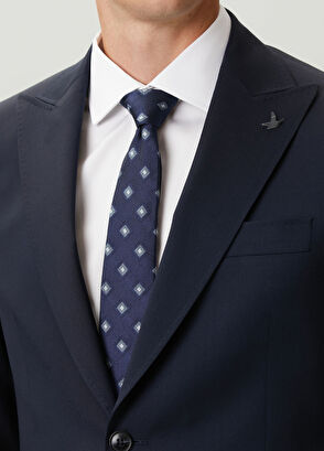 Beymen Club Navy Blue Imported Wool Suit - 6