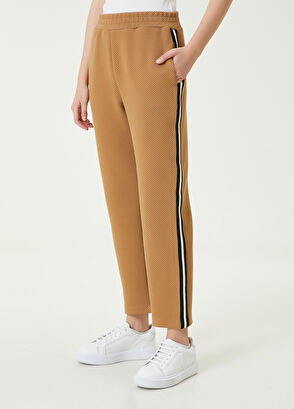 Beymen Club Camel Striped Tracksuit Pants - 3