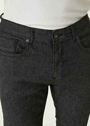 Beymen Club Slim Fit Siyah Yumuşak Flanel Dokulu Spor Pantolon - 4