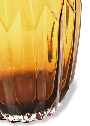 Pols Potten Medium Amber Glass Vase - 4