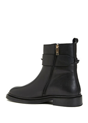 Beymen Club Black Womens Leather Boots - 8