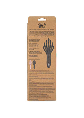 Wet Brush Go Green Siyah Kıvırcık Saçlara Özel Dolaşık Açıcı Saç Fırçası  - 6