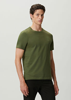 Beymen Club Khaki Basic T-Shirt - 3