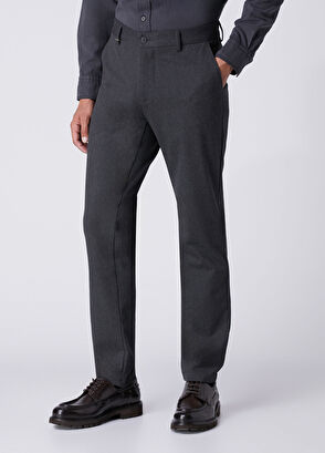 Beymen Club Regular Fit Antrasit Flanel Pantolon - 3
