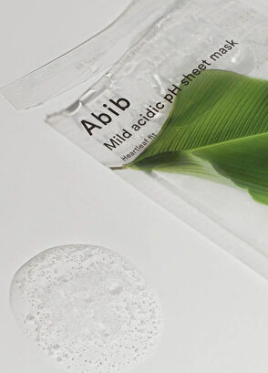 Abib Mild Acidic pH Sheet Mask Heartleaf Fit Yatıştırıcı Nemlendirici Yüz Maskesi 30 ml - 6