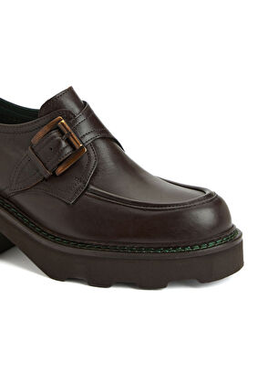 George Hogg Brown Women's Leather Shoes - 6