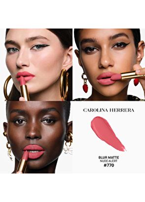 Carolina Herrera Fabulous Kiss The Lipstick Blur Matte Nude Alert - 4
