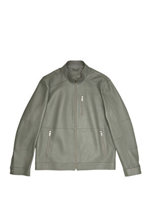 Beymen Club Green Leather Jacket - 9