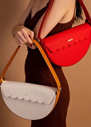 SOU-BA Pina Beige Shoulder Bag - 7