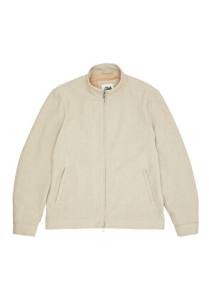 Beymen Club Bej Diyagonal Dokulu Örme Mont - 10