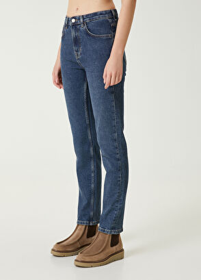 Beymen Club Slim Straight Blue Jeans - 3