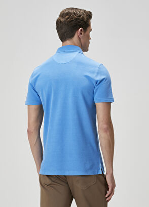Beymen Club Comfort Fit Kobalt Polo Yaka T-shirt - 6