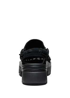 Keen UNEEK PLT Tassel Black Unisex Sandals - 6