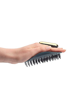 Manta Hair Pulse Ocean Blue Gold Vibrating Scalp Massage Brush - 7