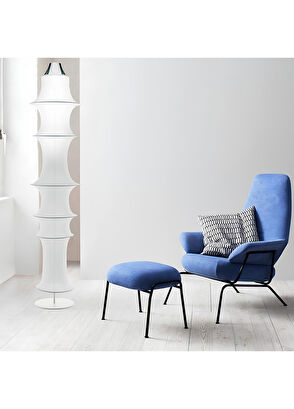 Artemide Falkland Beyaz Kumaş Yer Aydınlatması - 4