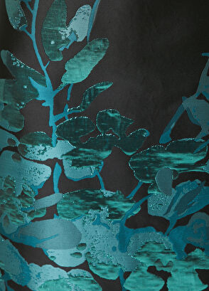 Siyah Straplez Midi Kokteyl Elbise - Görsel 7