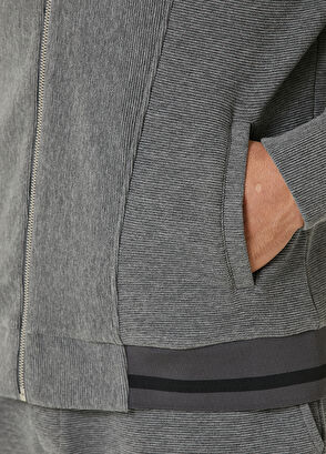 Beymen Club Anthracite Ottoman Textured Sweatshirt - 8